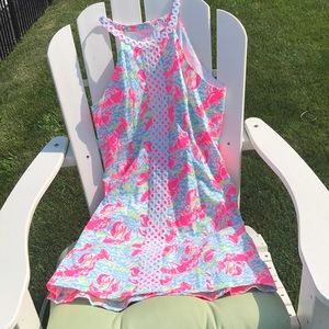 Lily Pulitzer Summer Shift Dress Lobster Print